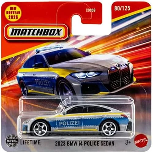 Matchbox - 2023 Bmw I4 Police Sedan (1/64) Jbr00 ürün görseli 1