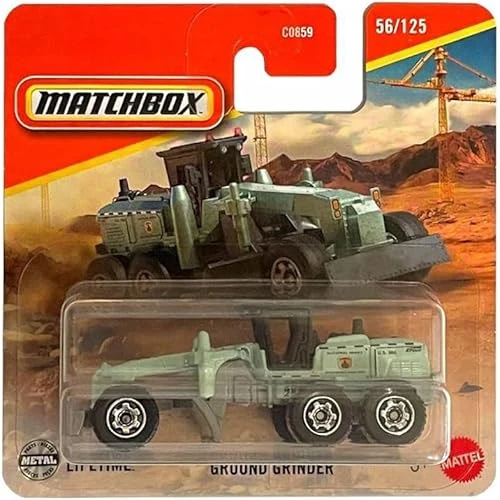 Matchbox Ground Grinder - Greyder (1/64) Jbt23 ürün görseli 1