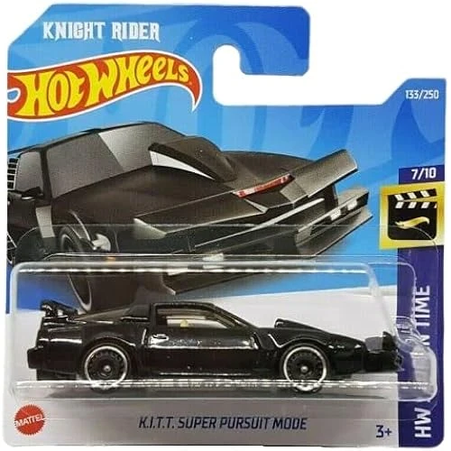 Hot Wheels - K.I.T.T. Super Persuit Mode - Hw Screen Time 7/10 - Hcv39 - Short Card - Knight Rider - ürün görseli 1