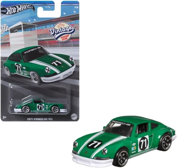 Hot Wheels Vıntage Temalı Arabalar Hrt81-Hrv04 05/06 Racing Club 1971 Porsche 911 ürün görseli 1