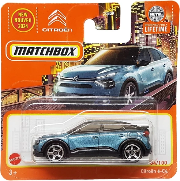 Matchbox - Citroén É-C4 - Mbx Metro 84/100 - Hvn27 - Kısa Kart - Mavi Metalik - Superfast Lesney - M ürün görseli 1