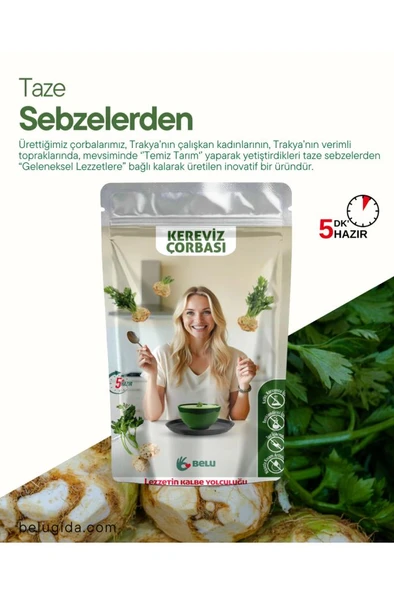 Belu Kereviz Çorbası - Resim 4