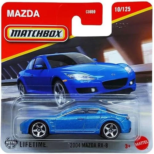 Matchbox - 2004 Mazda Rx-8 - Blue (1/64) Jbp20 ürün görseli 1
