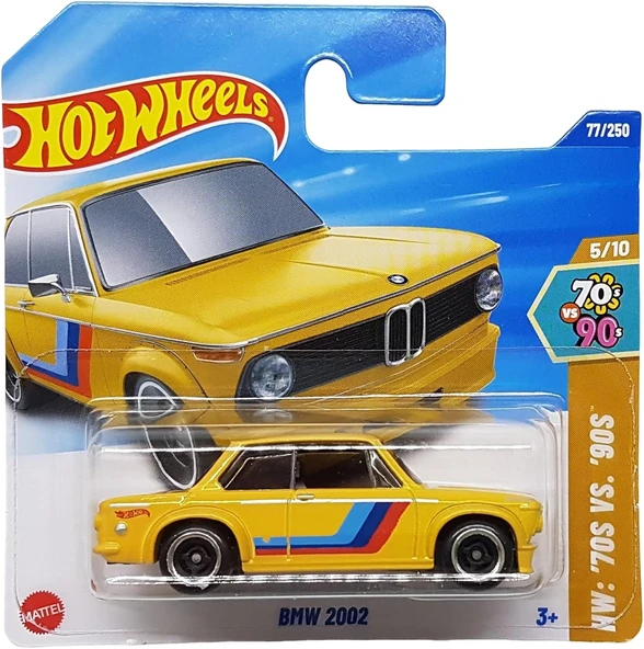 Hot Wheels - Bmw 2002 - Hw: ´70S Vs. `90S 5/10 - Hyx21 - Short Card - Sarı - Mattel 2025-1:64 ürün görseli 1