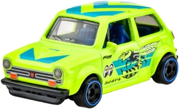 Hot Wheels Neon Yarışlar Temalı Arabalar Jby92 Neon Speeders Custom '70 Honda N600 ürün görseli 1