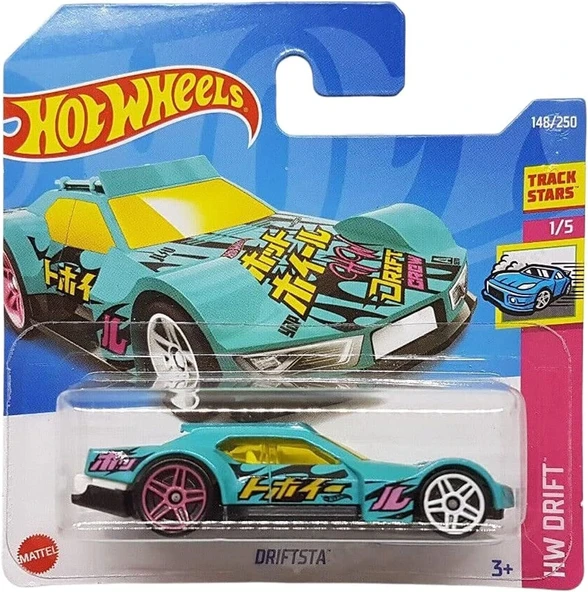 Hot Wheels - Driftsta - Hw Drift 1/5 - Hcv60 - Short Card - Track Stars - Mattel 2022 ürün görseli 1