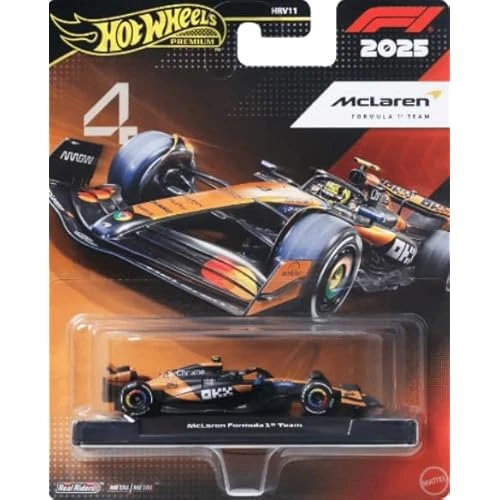 Hot Wheels Premium 2025 Formula 1 Mclaren (#4) Hrv11 - Jkd88 ürün görseli 1