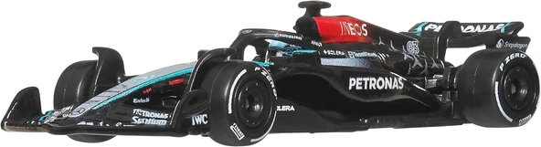 Hot Wheels Premium Mercedes-Amg Petronas Formula 1 2024 Takım Arabası, 1:64 Ölçek, Metal Diecast Mod ürün görseli 1