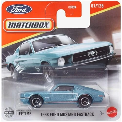Matchbox 1968 Ford Mustang Fastback (1/64) Jhm12 ürün görseli 1