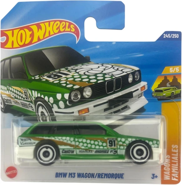 Hot Wheels Bmw M3 Wagon Koleksiyon Arabası, 1:64 Ölçek, Yeşil, Jbb48 ürün görseli 1