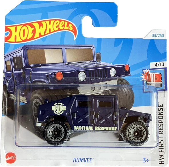 Hot Wheels - Humvee - Hw First Response 4/10 - Htd00 - Short Card - Tactical Response - Mattel 2024- ürün görseli 1
