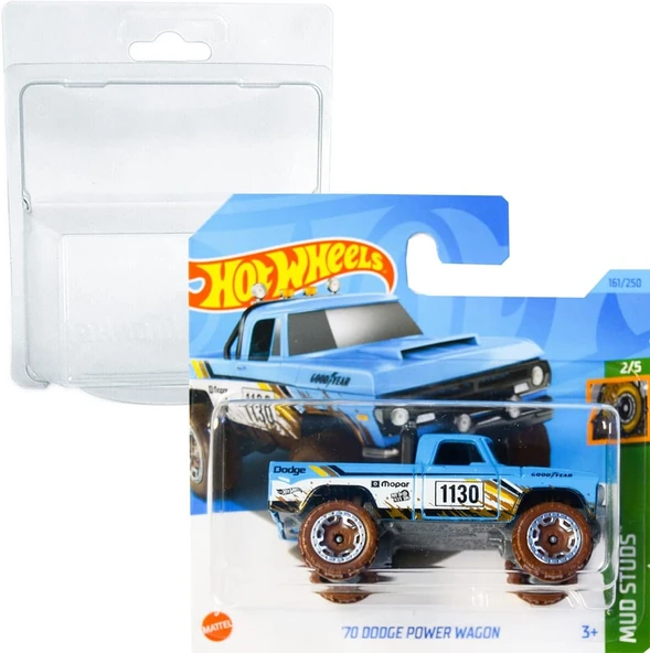 Hot Wheels ´70 Dodge Power Wagon Mud Studs 2/5 (162/250) Hkh76 Short Card Mattel 2023 + Blister & Ca ürün görseli 1