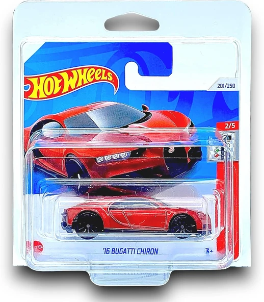Hot Wheels Bugatti Chiron - Ruby Red (1:64) 2024 Case ürün görseli 1