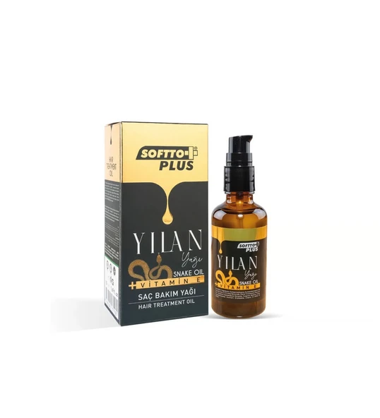 SOFTTO PLUS YILAN  SAÇ BAKIM YAĞI  50 ML ürün görseli 1