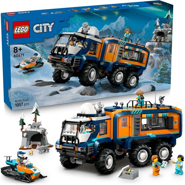 Lego City Kutup Kaşifi Laboratuvar Kamyonu 60471-8 Yaş Ve Üzeri Bilim Tutkunu Çocuklar Için Laboratu ürün görseli 1