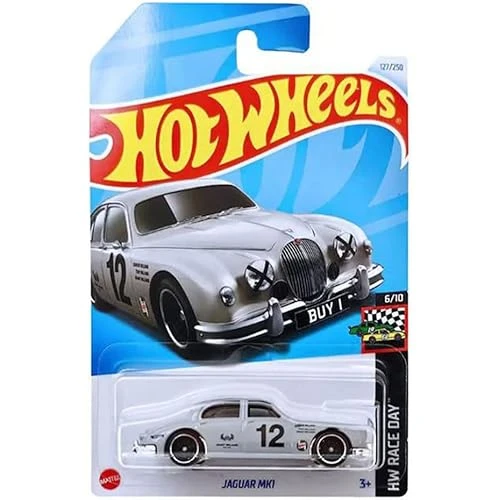 Hot Wheels - Jaguar Mk1 (1/64) Gray -Long Card - Hry80 ürün görseli 1