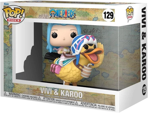 Funko Pop Ride: One Piece - Vivi & Karoo - Koleksiyon Vinil Figür - Hediye Fikri - Resmi Ürün - Çocu ürün görseli 1