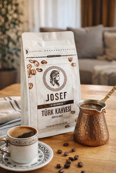 josef %100 Arabica Türk Kahvesi 250 g Taze Öğütülmüş Yoğun Köpük & Zengin Aroma ürün görseli 1