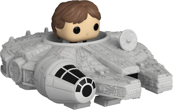 Funko Pop! Bitty Ride: Star Wars - Millenium Falcon Ile Han Solo - Resim 4