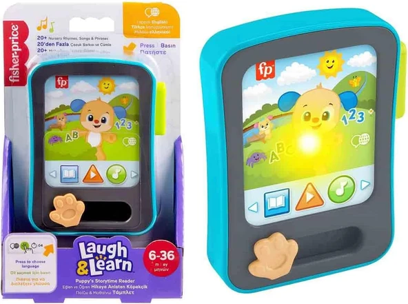 Birden Fazla Dil Desteğiyle 6 Ay Ve Üzeri Bebekler Için Müzikli Ve Işıklı Fisher-Price Eğlen Ve Öğre ürün görseli 1