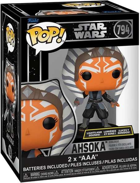 Funko Pop! Sfx: Star Wars: Ahsoka – (Işık Ve Ses) – Koleksiyoncu Vinil Figür – Hediye Fikri – Resmi ürün görseli 1