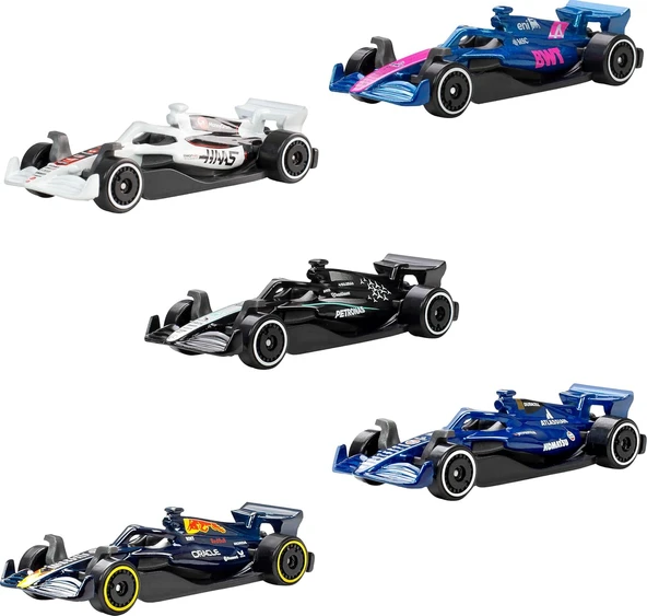 Hot Wheels Formula 1 5'Li Paket Jln11 ürün görseli 1