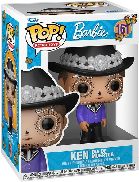 Funko Pop! Retro Oyuncaklar: Barbie - Ken Dia De Los Muertos - Koleksiyonluk Vinil Figür - Hediye Fi ürün görseli 1
