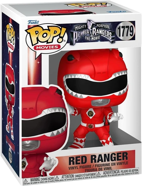 Funko Pop! Filmler: Mighty Morphin Power Rangers Filmi - Kırmızı Ranger ürün görseli 1