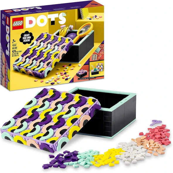 Lego® Dots Büyük Kutu 41960-6 Yaş Ve Üzeri Için Yaratıcı Bir Aktivite Ve Benzersiz Saklama Fikri Ken ürün görseli 1