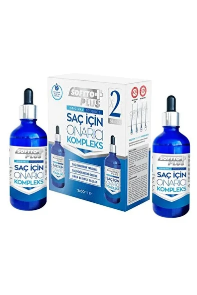 SOFTTO PLUS SAÇ ONARICI KOMPLEKS SERUM 50+50 ML ürün görseli 1