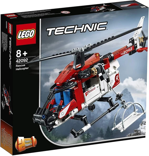 Lego Technic Kurtarma Helikopteri (42092) - Resim 5