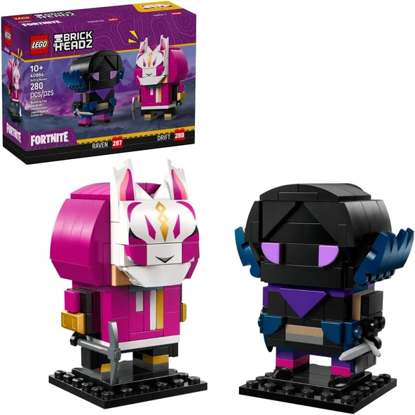 Lego 40884 Brickheadz Fortnite Drift Raven ürün görseli 1
