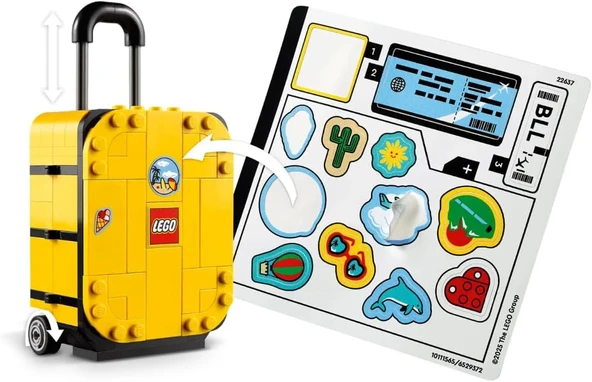 Lego 40817 Iconic Sarı Bavul - Resim 4