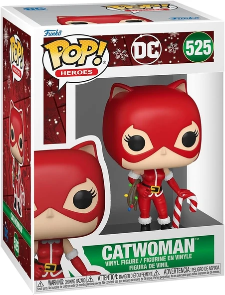 Funko Pop! Heroes: Holiday '24 – Catwoman - Dc Comics - Vinil Koleksiyon Figürü - Hediye Fikri - Res ürün görseli 1