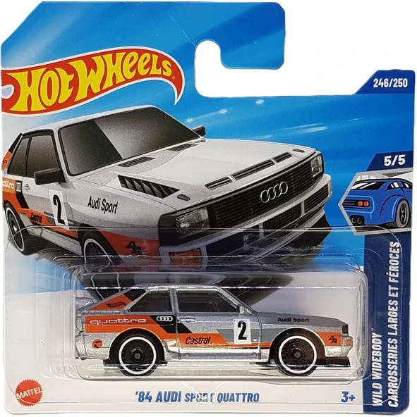 Hot Wheels '84 Audi Sport Quattro - Gray (1/64) 2025 Case Treasure Hunt ürün görseli 1