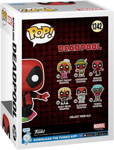 Funko Pop! Marvel: Deadpool - Bowling Deadpool - Resim 3