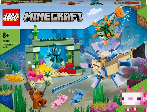 Lego® Minecraft® Gardiyan Savaşı 21180 – Macera Oyunlarını Seven Çocuklar İçin Yaratıcı Oyuncak Yapı ürün görseli 1