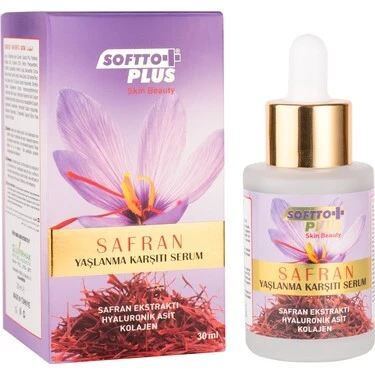 SOFTTO PLUS SAFRAN YAŞLANMA KARŞITI SERUM 30 ML ürün görseli 1