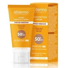 ALLDERMO SPF50 TİNTED MEDİUM KREM 50 ML ürün görseli 1