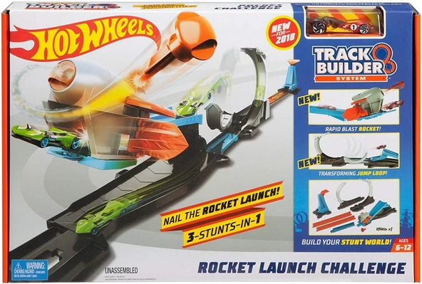 Hw Track Builder Süper Fırlatma Aksiyonu Yarış Seti ürün görseli 1