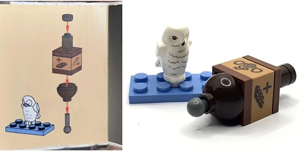 Lego Mikro Yapılar - Harry Potter (Day 21) - Hedwig And Game Spinner 5702018061761 ürün görseli 1