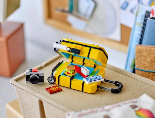 Lego 40817 Iconic Sarı Bavul - Resim 5