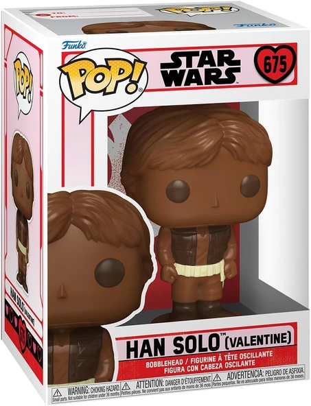 Funko Pop! Star Wars: Han Solo - (Val Choc) - Vinil Koleksiyon Figürü - Hediye Fikri - Resmi Ticari ürün görseli 1