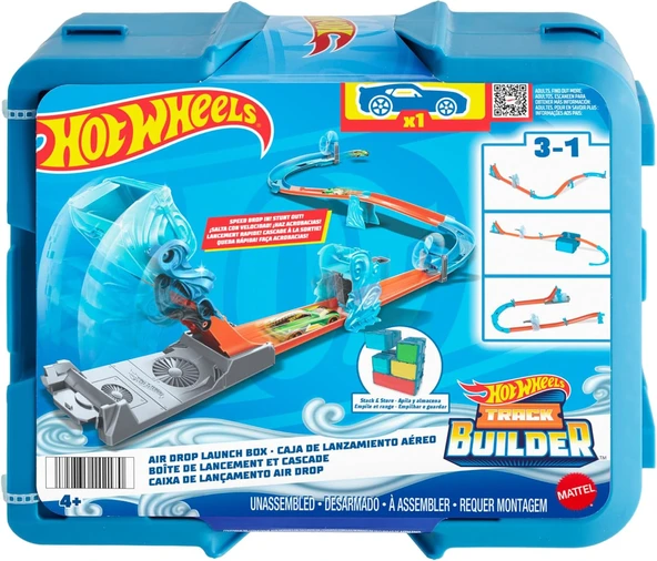 Hot Wheels Parça Oluşturucu Playset Rüzgar Yerçekimi Paketi Ile 1:64 Ölçekli Oyuncak Araba & Modüler ürün görseli 1