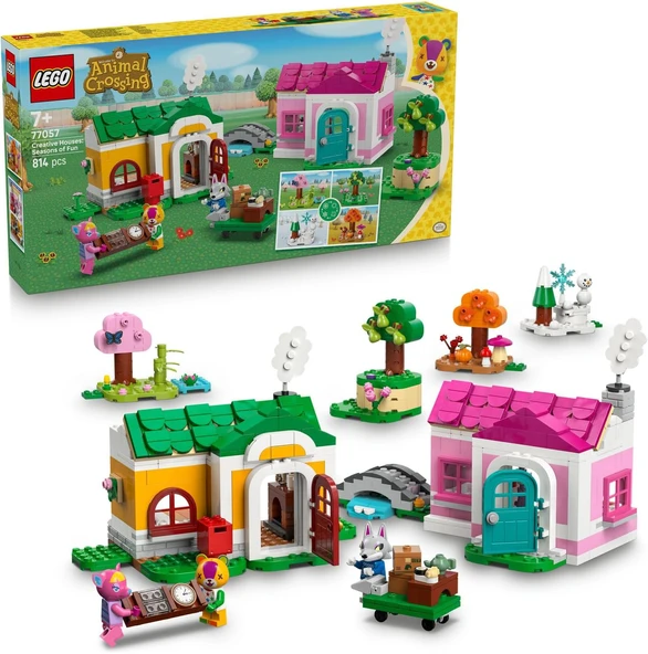Lego Animal Crossing Yaratıcı Evler: Eğlenceli Mevsimler 77057 – 7+ Yaş Kız Ve Erkek Çocuklar Için M ürün görseli 1