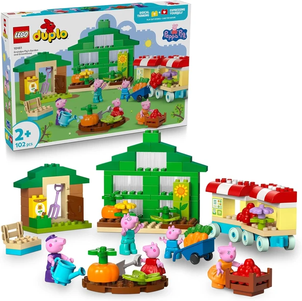 10461 Lego® Duplo® Büyükbaba Pig’In Bahçesi Ve Serası ürün görseli 1