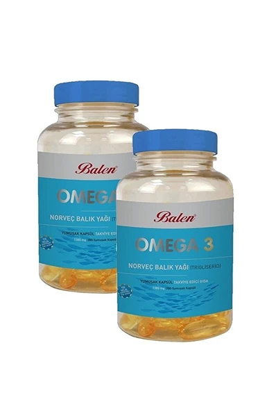 BALEN OMEGA 3 NORVEÇ BALIK YAĞI (TRİGLİSERİD) YUMŞAK KAPSÜL 1380 MG *200 2 ADET ürün görseli 1