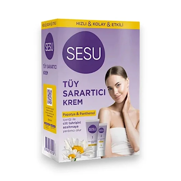 Sesu Tüy Sarartıcı Krem 35 gr 18 gr ürün görseli 1