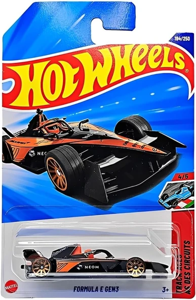 Hot Wheels Formula E Gen3 (Hyy56) – Track Aces Seri 4/5, 1:64 Model Araba 2025 ürün görseli 1