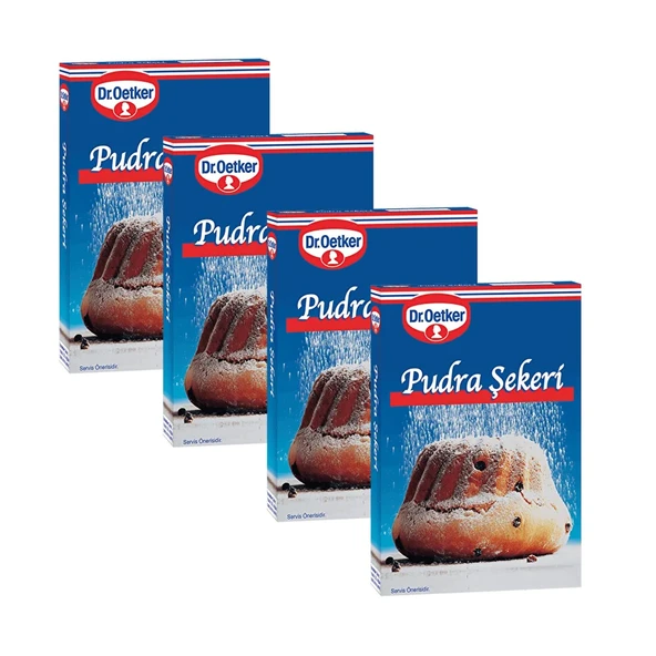 Dr. Oetker Pudra Şekeri 250 gr x 4 Adet ürün görseli 1